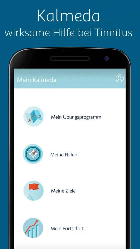 Kalmeda Tinnitus-App Screenshots