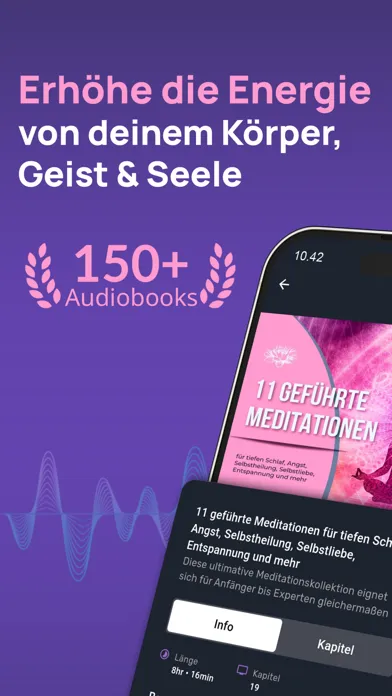 Screenshot di myPeace - listen. heal. relax.