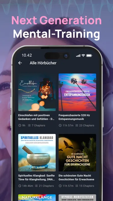 Screenshot di myPeace - listen. heal. relax.