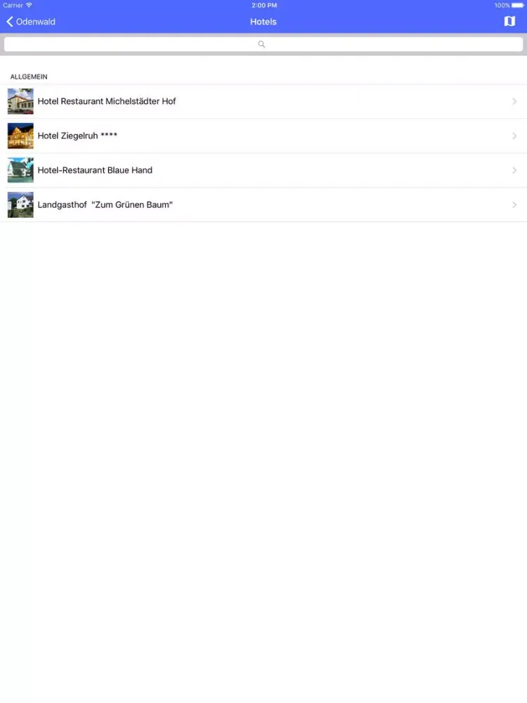 Odenwald iPad  Screenshots