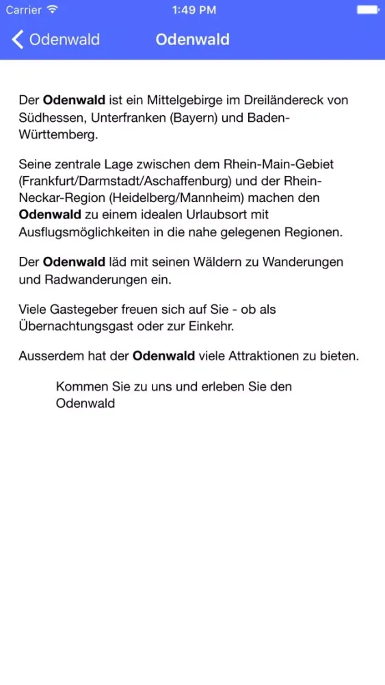 Odenwald Screenshots