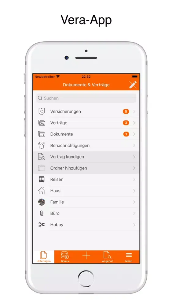 Ảnh chụp màn hình của Vera-App