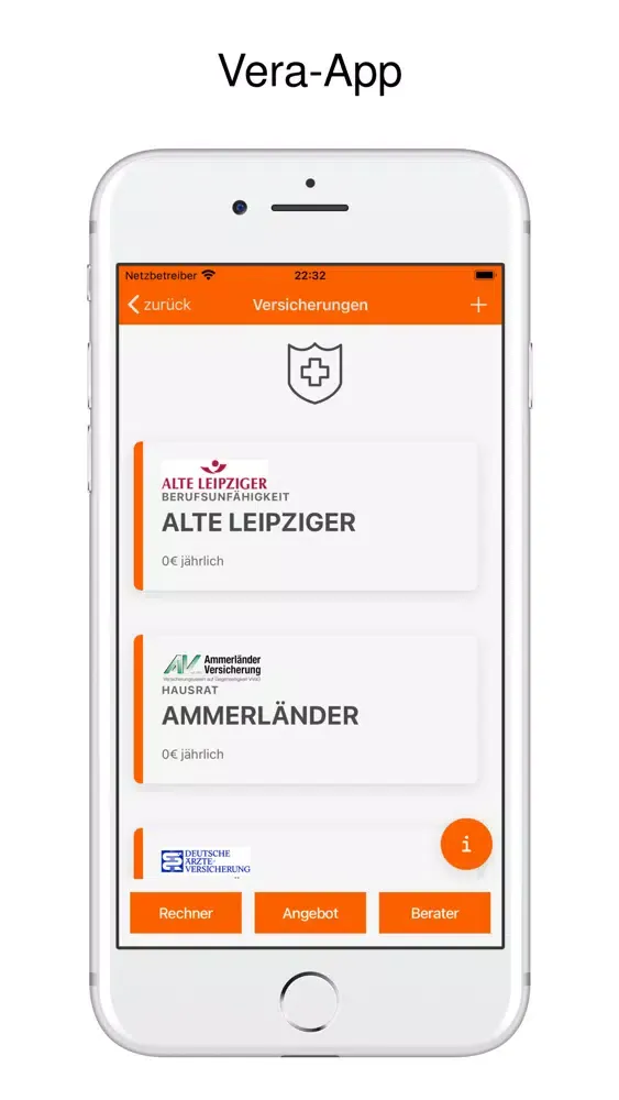 Ảnh chụp màn hình của Vera-App