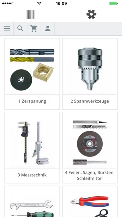 Ảnh chụp màn hình của Märklen – Werkzeug Bestellapp