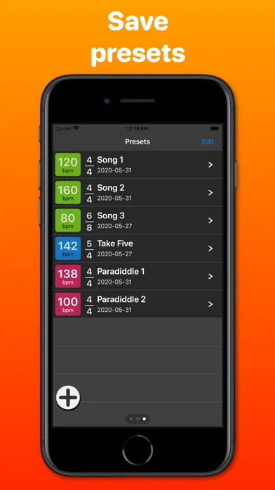 TapTock - Metronome & TapTempo应用截图