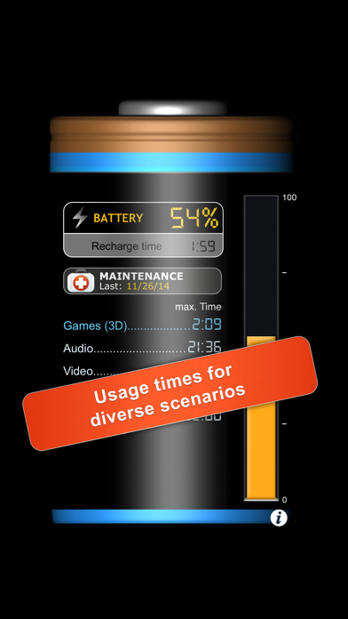 iBattery Pro - Battery status and maintenance 스크린샷