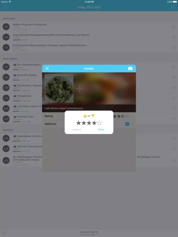 Скриншоты Studentenfutter | Mensa-App iPad 