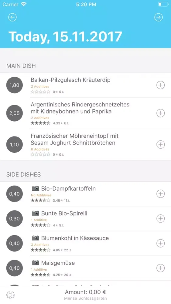 Скриншоты Studentenfutter | Mensa-App