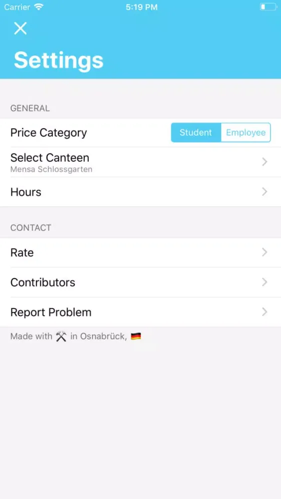 Скриншоты Studentenfutter | Mensa-App