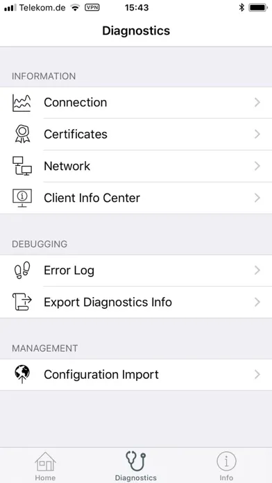 NCP Exclusive Remote Access Screenshots