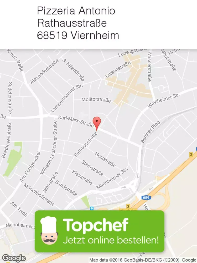 Pizzeria Antonio Viernheim iPad  স্ক্রিনশট