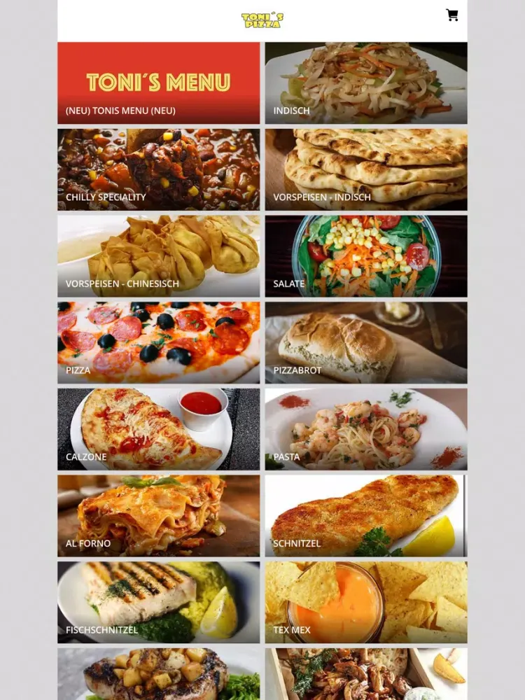 Ảnh chụp màn hình của Tonis Pizza Obertshausen iPad 