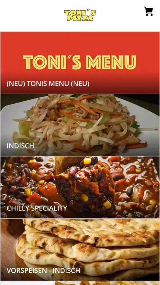 Ảnh chụp màn hình của Tonis Pizza Obertshausen