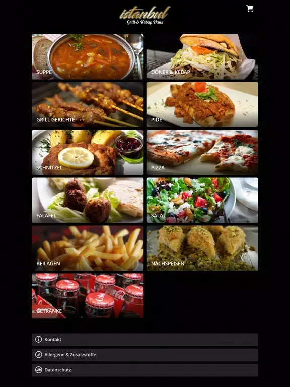 Tangkapan layar Istanbul Grill Hanau iPad 