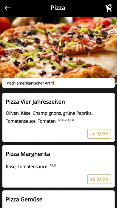 Tangkapan skrin Damaskus Chicken Haus Bitburg