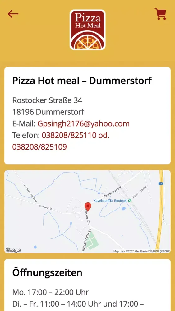 Pizza Hot Meal Dummerstorf 스크린샷