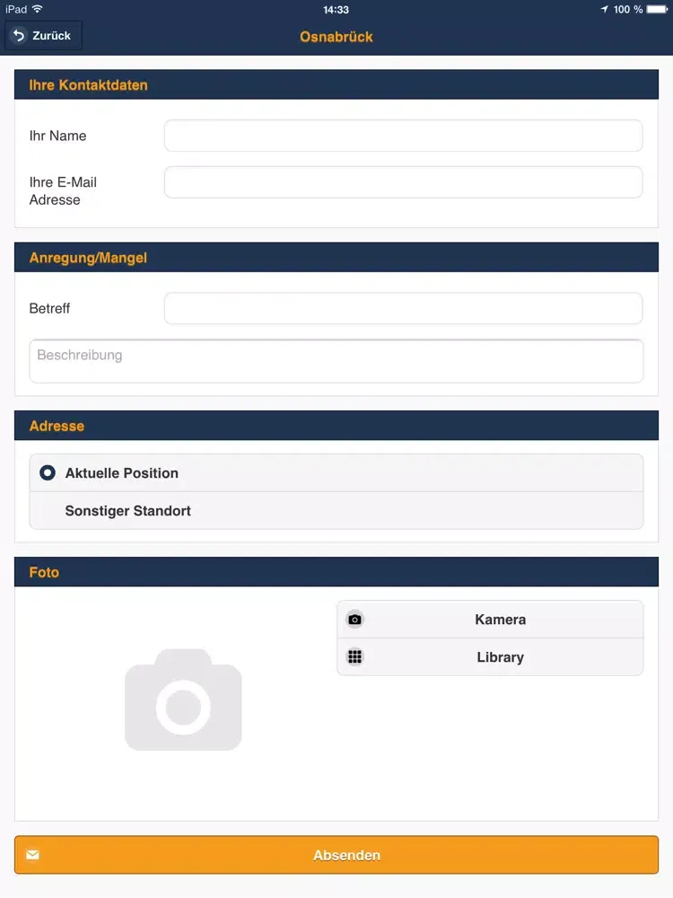 تصاویر BürgerApp iPad 