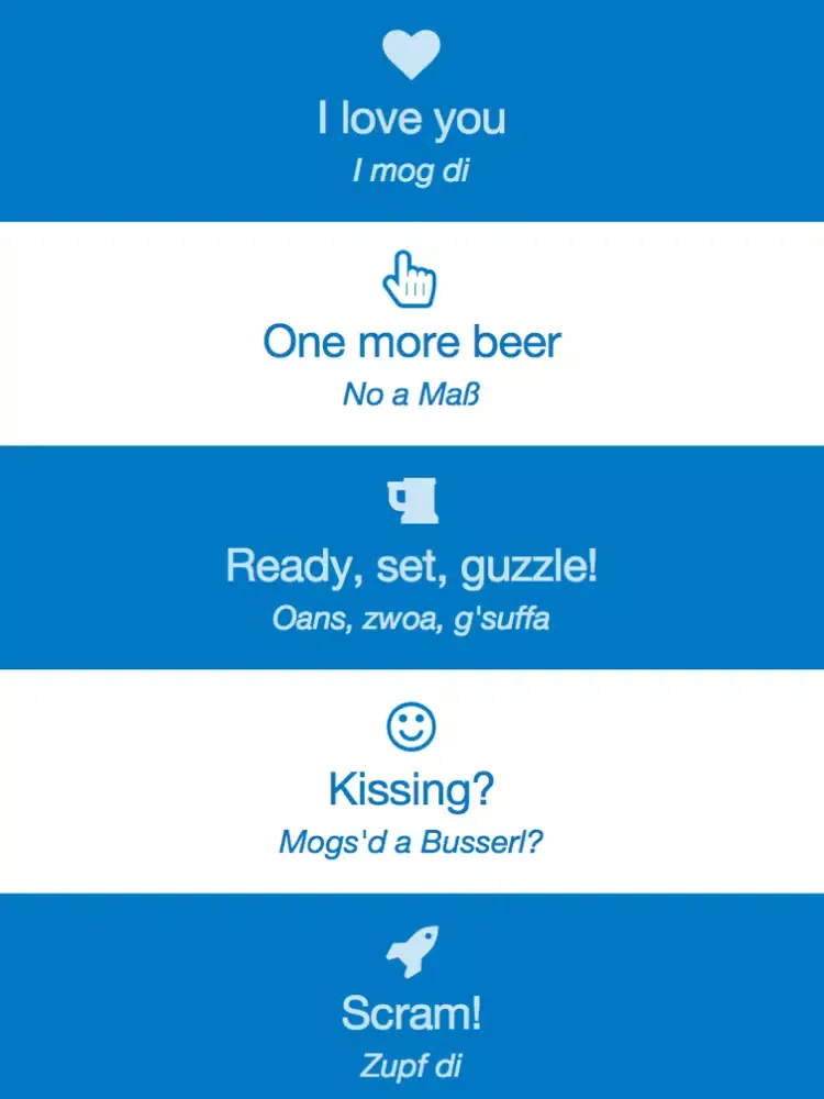 wiesn speech iPad  Screenshots
