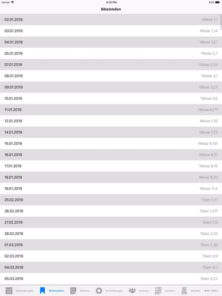 Neukirchener Kalender 2019 iPad  Ekran Görüntüleri