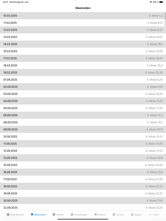 Neukirchener Kalender 2025 iPad  Screenshots