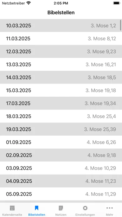 Neukirchener Kalender 2025 Screenshots