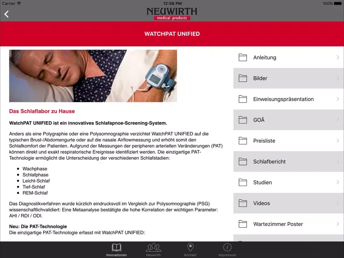 Neuwirth iPad  Screenshots