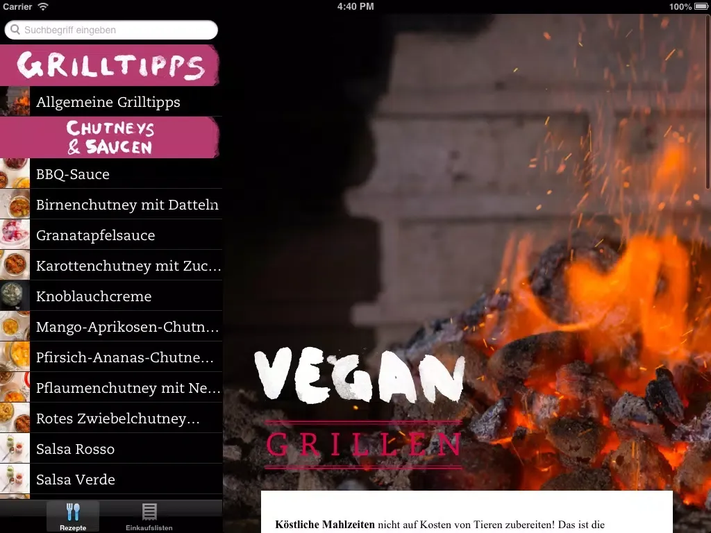 Screenshot di Vegan Barbecue iPad 