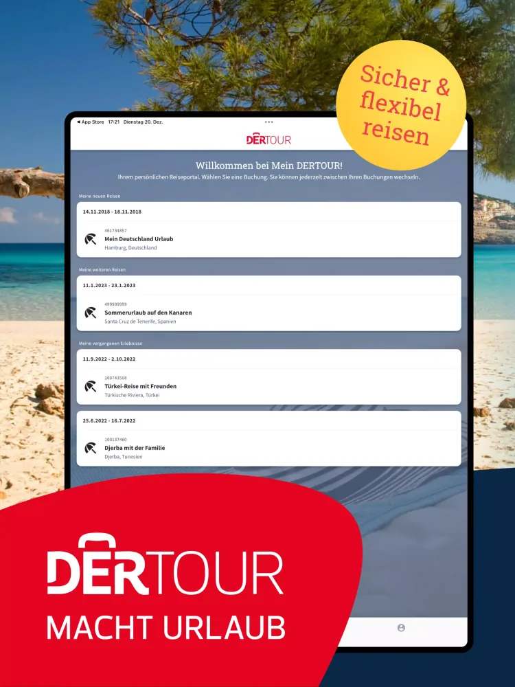 Capturas de pantalla de Mein DERTOUR