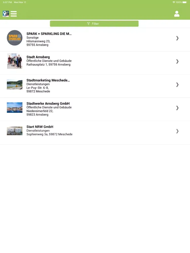 Скриншоты Standort Meschede iPad 