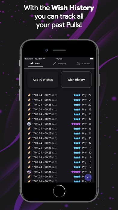 Capturas de pantalla de HSR WishCounter