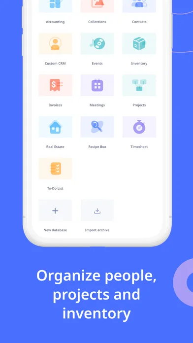 تصاویر Ninox Database for iPhone