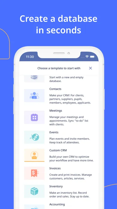 تصاویر Ninox Database for iPhone