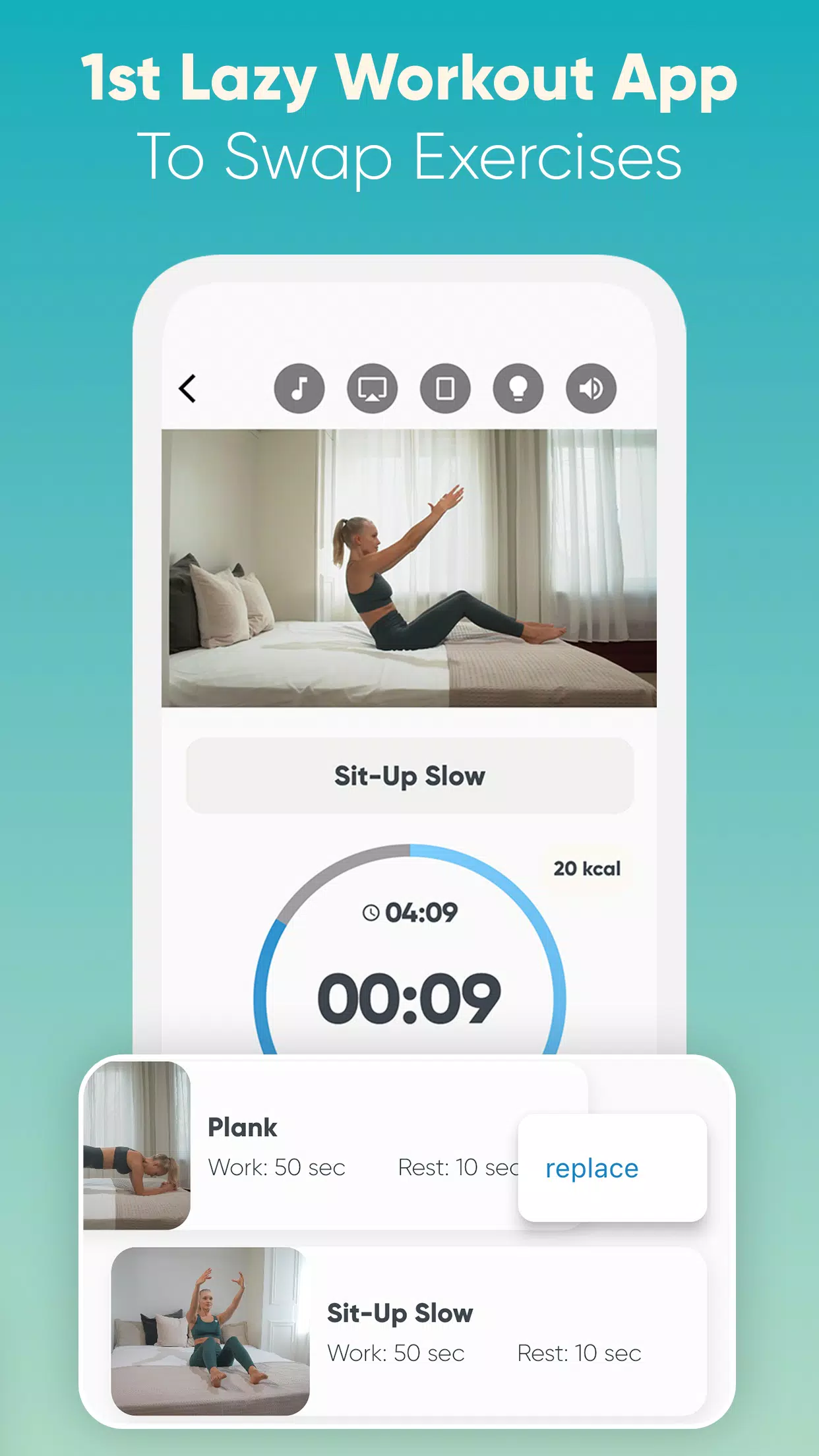 Wall Pilates Lazy Girl Workoutのアプリスクリーンショット4