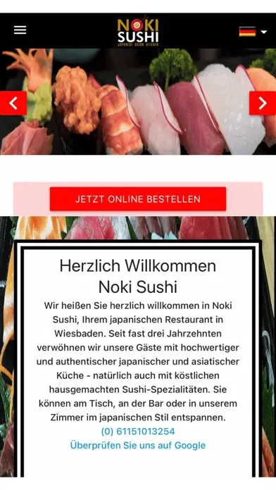 Captures d'écran de Noki Sushi