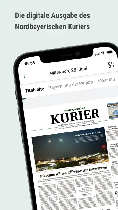 Kurier E-Paper Ekran Görüntüleri