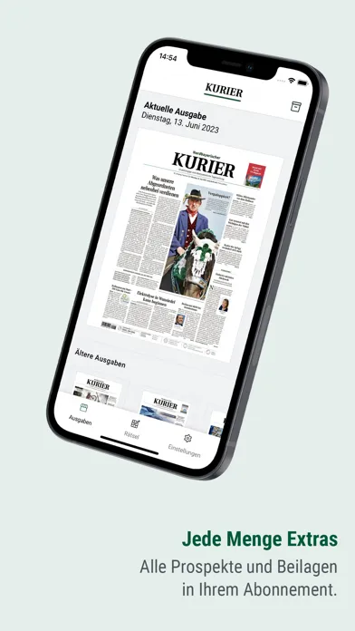 Kurier E-Paper Ekran Görüntüleri