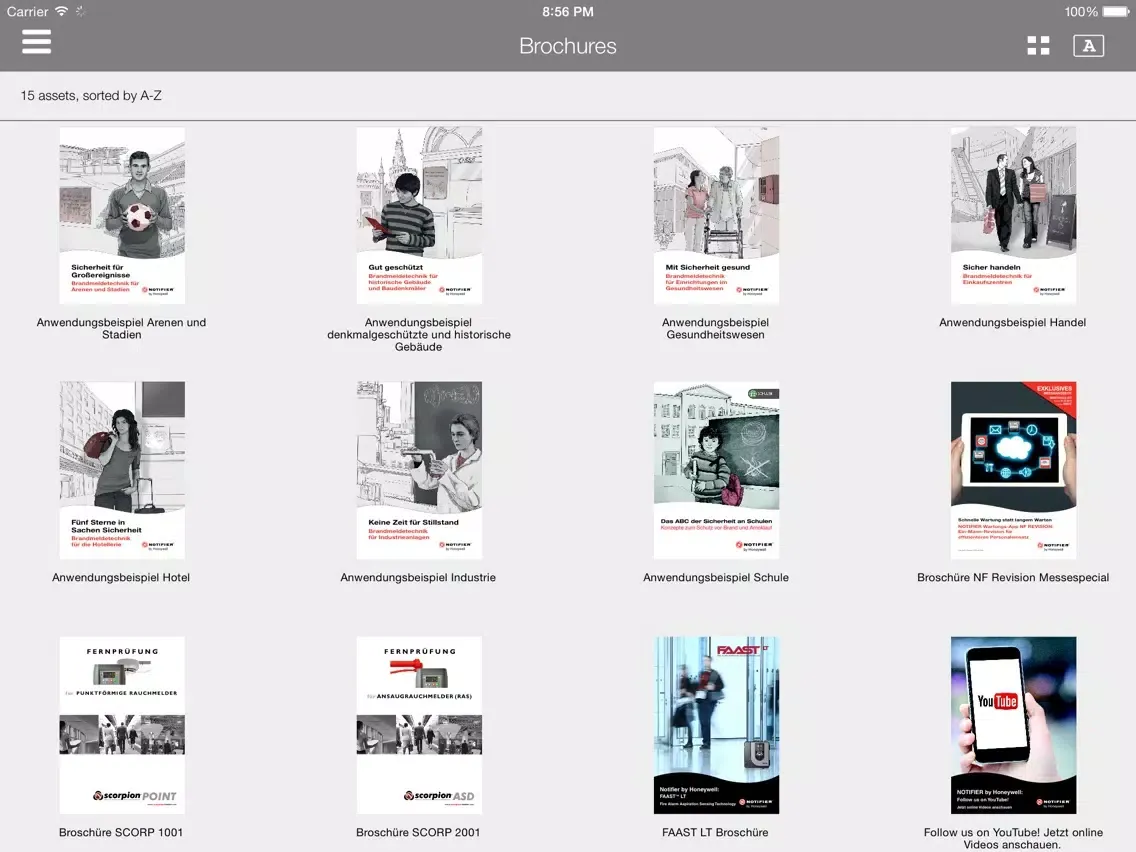 Скриншоты Honeywell FileCloud iPad 