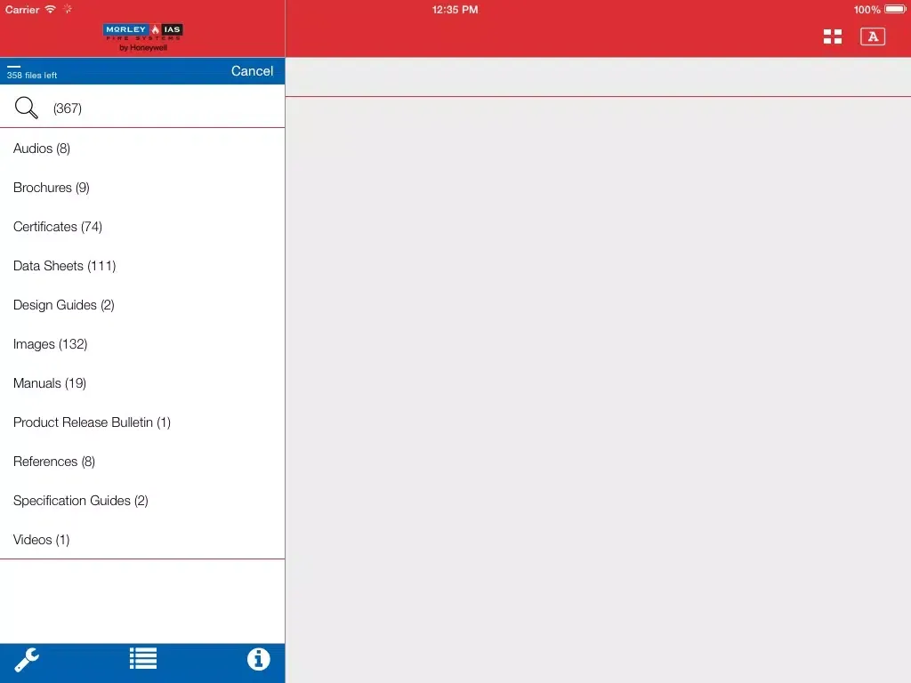 Morley InfoPoint iPad 应用截图
