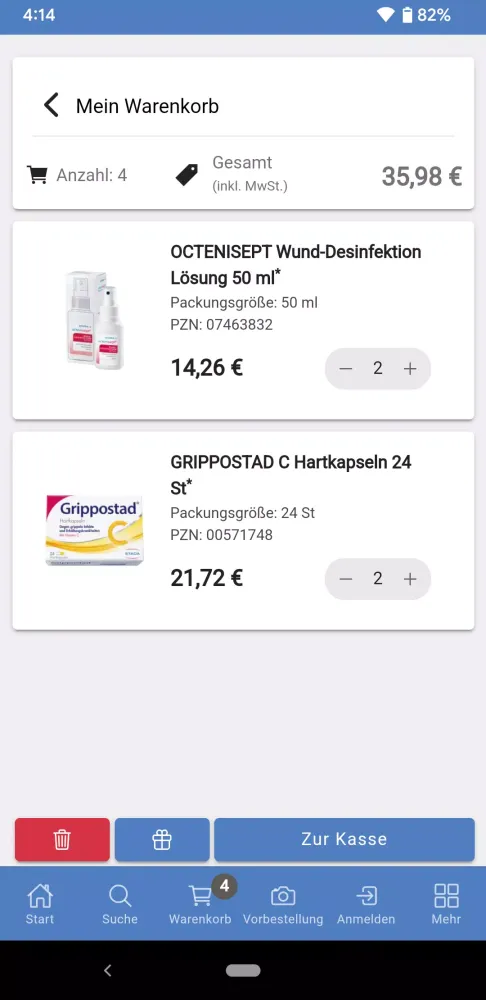 Ảnh chụp màn hình của Schaefer's Apotheke