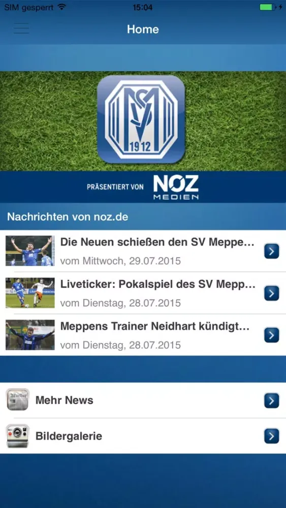 ภาพหน้าจอของ SV Meppen