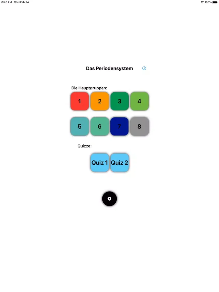 Capturas de pantalla de Chemie Quiz iPad 