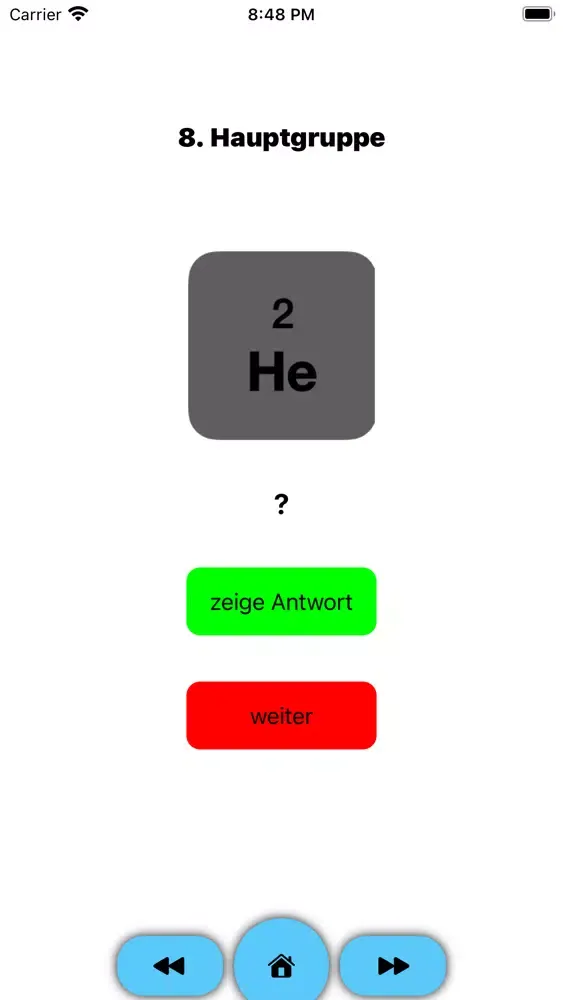Capturas de pantalla de Chemie Quiz
