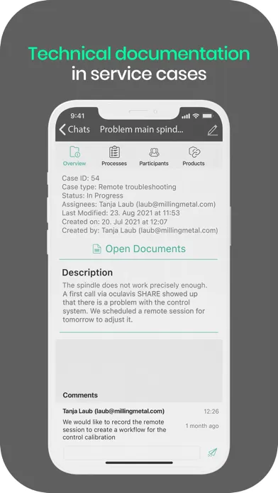 Screenshot di oculavis SHARE
