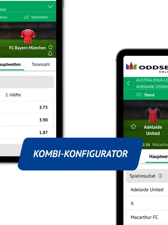 تصاویر ODDSET - Online Sportwetten iPad 