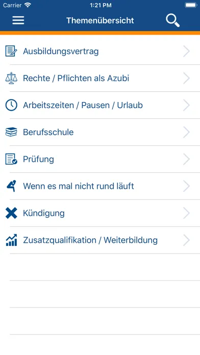 AzubiApp IHK Siegen Screenshots