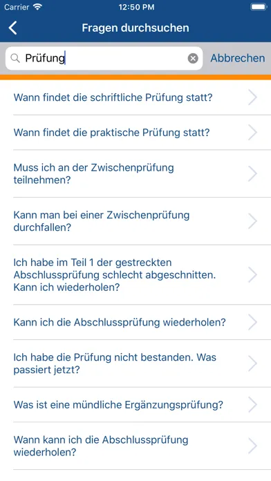 AzubiApp IHK Siegen Screenshots