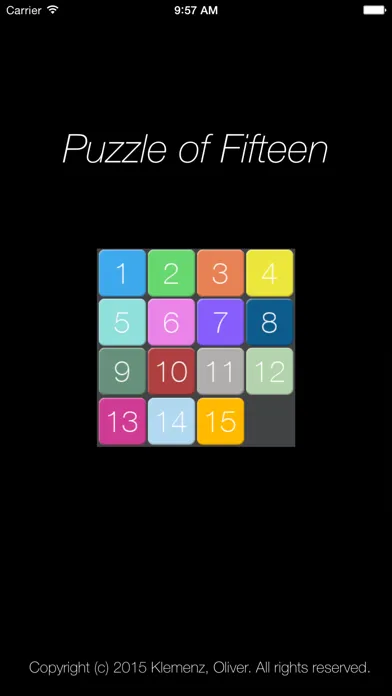 Скриншоты Puzzle of 15