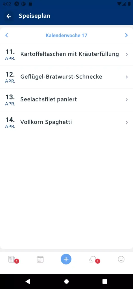 Kita Eltern-App Screenshots