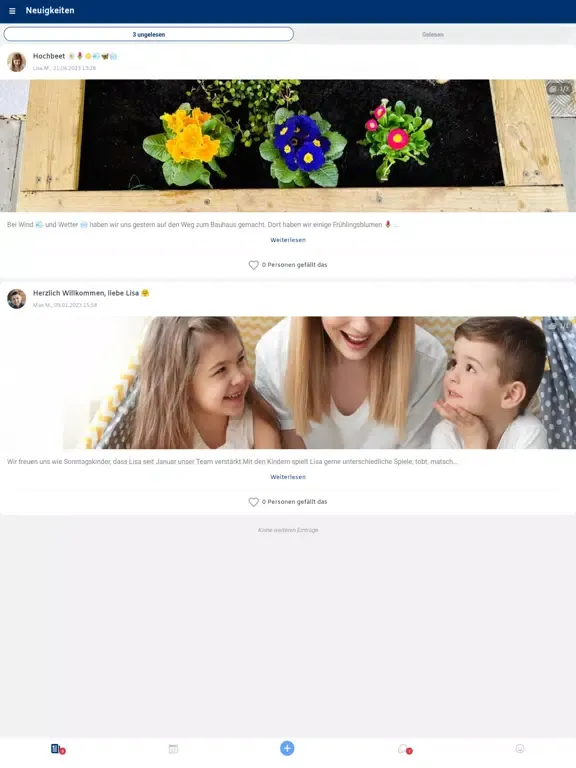 Tangkapan skrin Kita Eltern-App iPad 