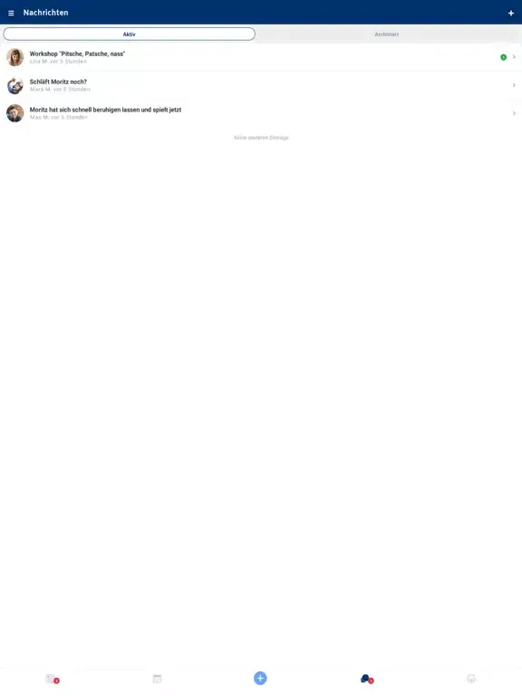 Tangkapan skrin Kita Eltern-App iPad 